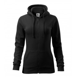 Moteriškas džemperis MALFINI Trendy Zipper 411 Black, 300 g/m²