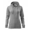 Moteriškas džemperis MALFINI Trendy Zipper 411 Dark gray melange, 300 g/m²