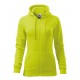 Moteriškas džemperis MALFINI Trendy Zipper 411 Lime punch, 300 g/m²