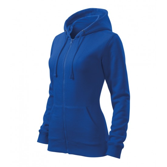 Moteriškas džemperis MALFINI Trendy Zipper 411 Royal blue, 300 g/m²