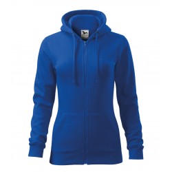 Moteriškas džemperis MALFINI Trendy Zipper 411 Royal blue, 300 g/m²