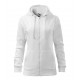 Moteriškas džemperis MALFINI Trendy Zipper 411 White, 300 g/m²