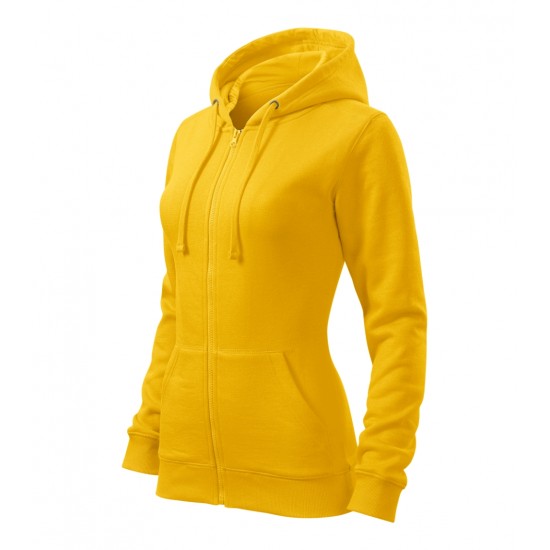 Moteriškas džemperis MALFINI Trendy Zipper 411 Yellow, 300 g/m²