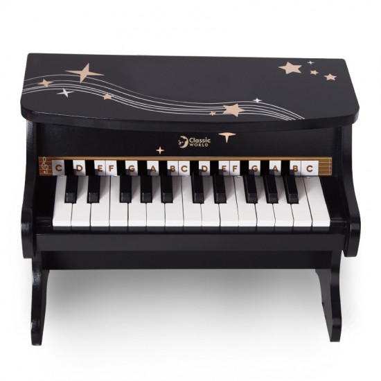 Medinis pianinas CLASSIC WORLD juodas