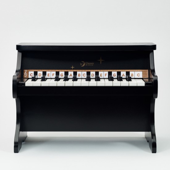 Medinis pianinas CLASSIC WORLD juodas